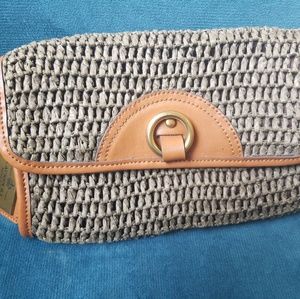 Ralph Lauren woven clutch